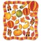 Beistle Club Pack of 28 Orange and Red Squash and Garland Fall Decoration Kit